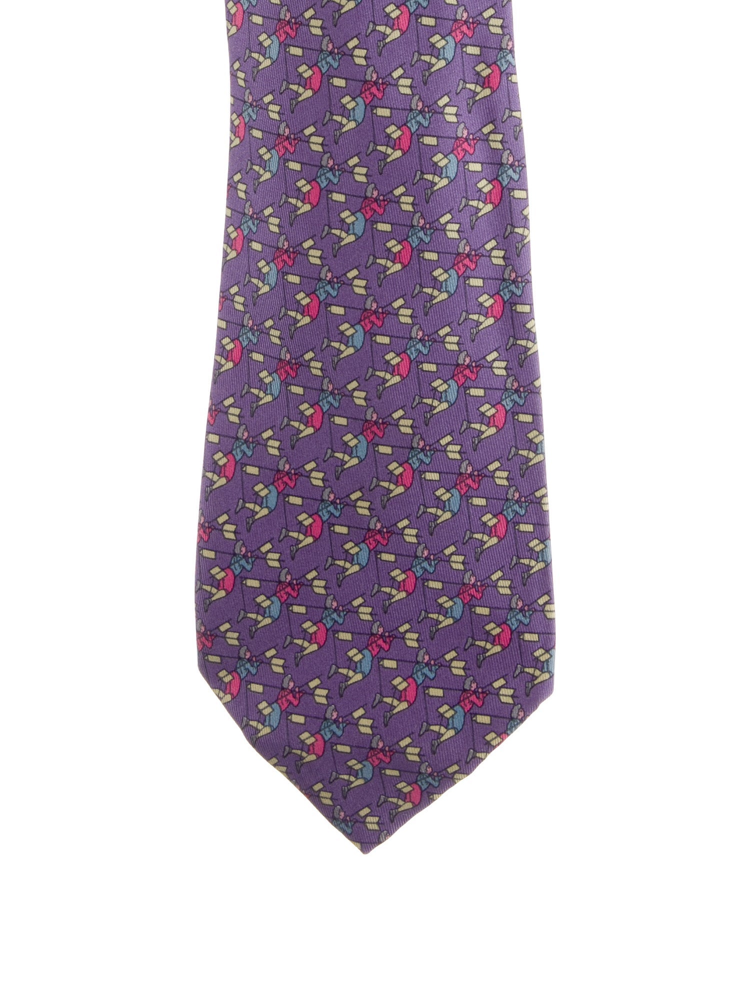 Hermès Silk Pattern Tie